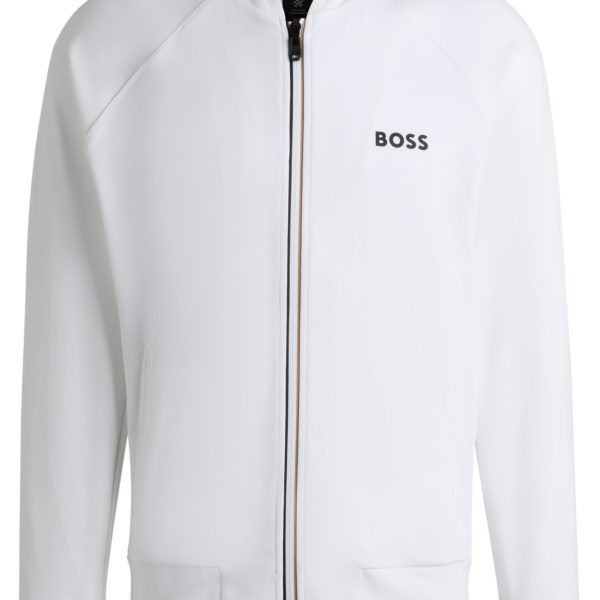 Hugo Boss Sweat Regular en gabardine stretch à logo
