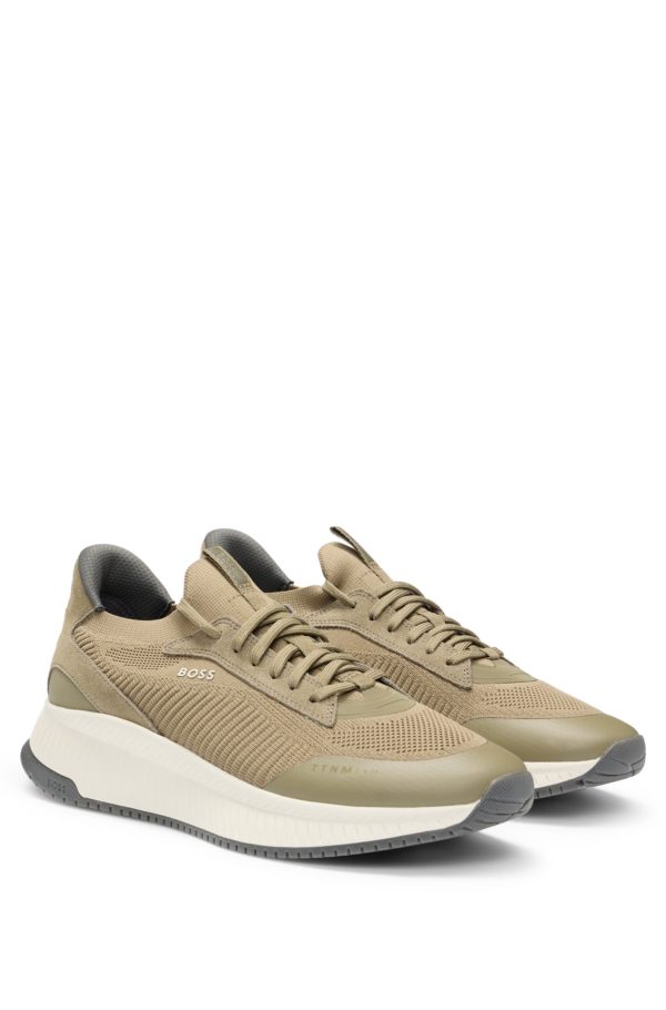 Hugo Boss Baskets TTNM EVO avec tige en maille