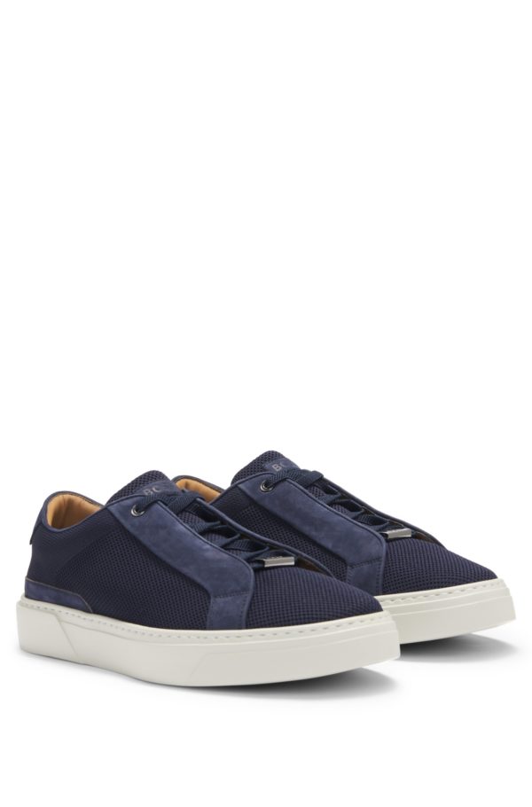 Hugo Boss Baskets basses Gary avec tige en maille respirante