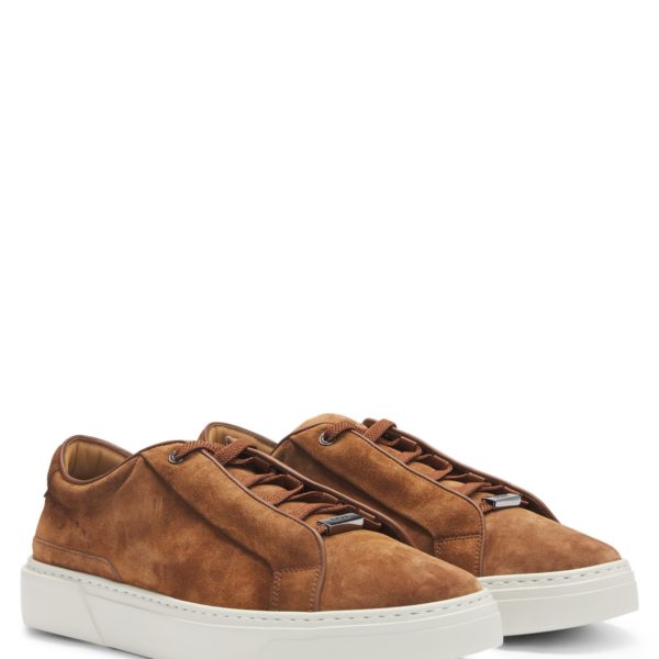 Hugo Boss Baskets basses Gary en cuir suédé
