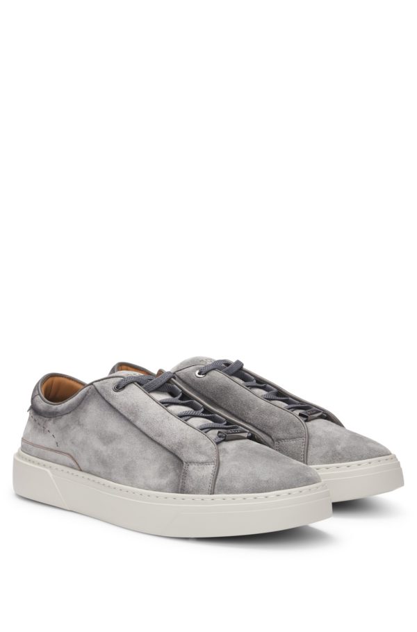 Hugo Boss Baskets basses Gary en cuir suédé