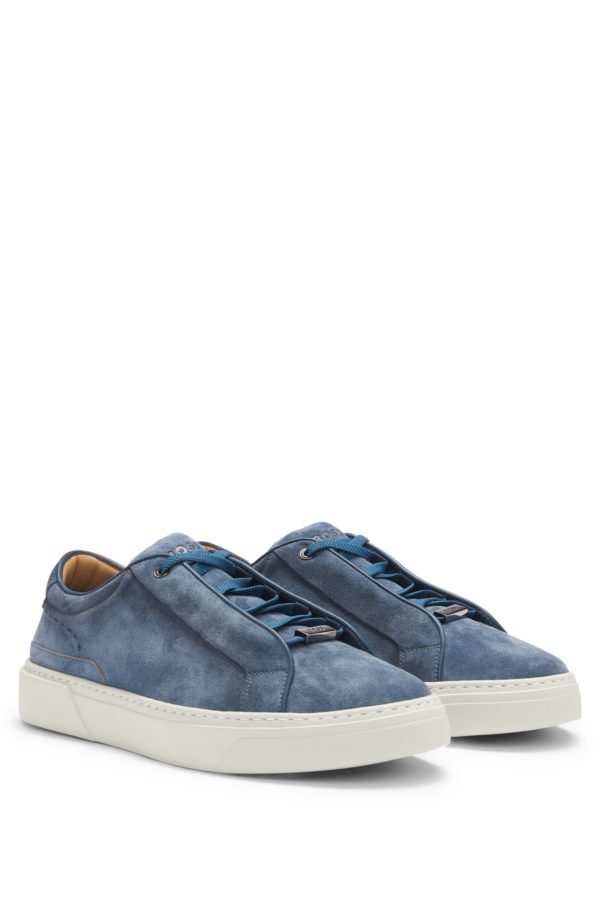 Hugo Boss Baskets basses Gary en cuir suédé