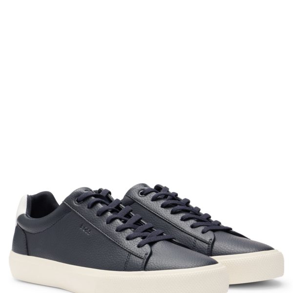 Hugo Boss Baskets en similicuir à contrefort contrastant