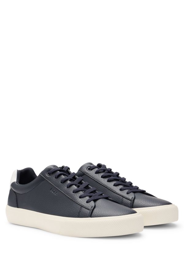 Hugo Boss Baskets en similicuir à contrefort contrastant