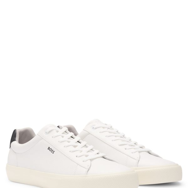 Hugo Boss Baskets en similicuir à contrefort contrastant