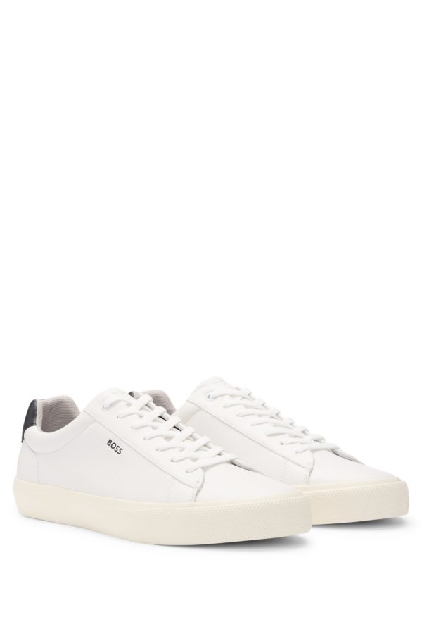 Hugo Boss Baskets en similicuir à contrefort contrastant