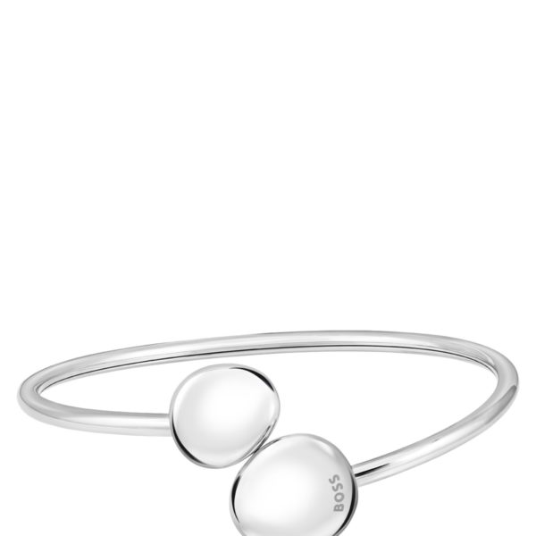 Bracelet jonc doré façon galets – Hugo Boss