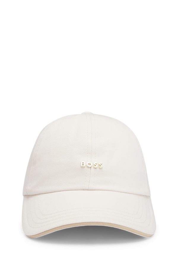 Hugo Boss Casquette en twill de coton avec finition logotée métallique