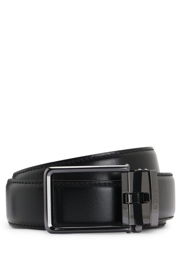 Hugo Boss Ceinture automatique en cuir italien avec passant logoté