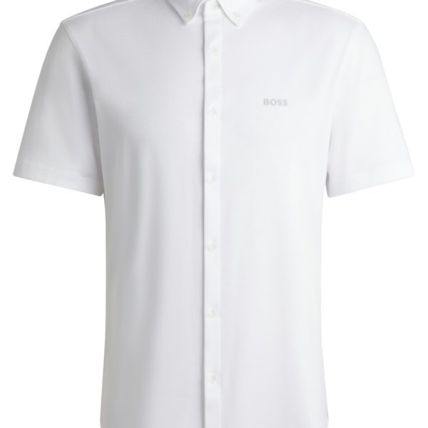 Hugo Boss Chemise Regular en maille de coton