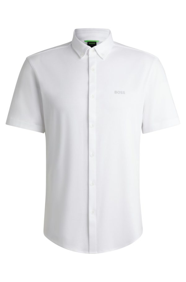 Hugo Boss Chemise Regular en maille de coton