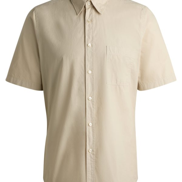 Hugo Boss Chemise Regular en popeline de coton