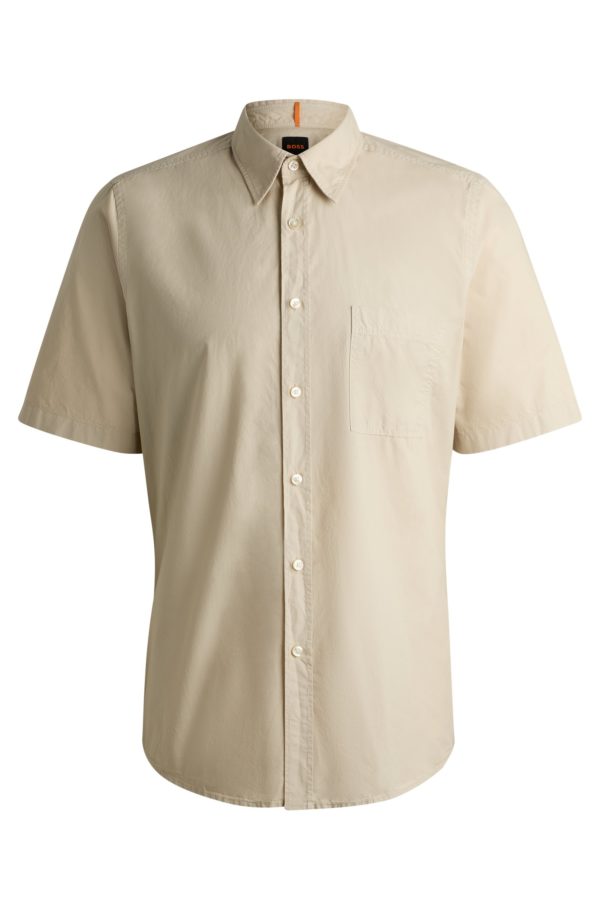 Hugo Boss Chemise Regular en popeline de coton