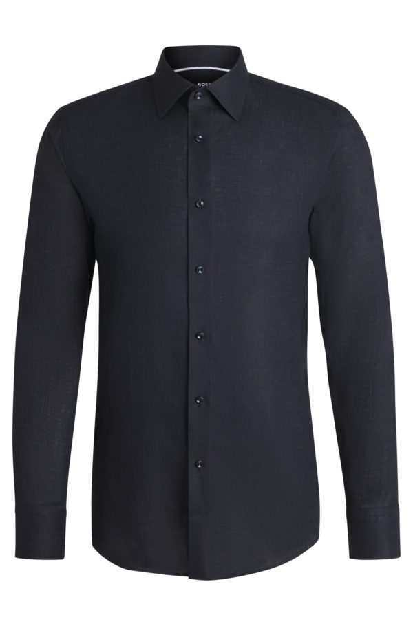 Hugo Boss Chemise Slim en lin italien