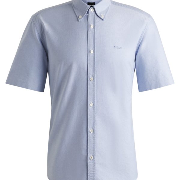 Hugo Boss Chemise regular en coton Oxford à pointes boutonnées
