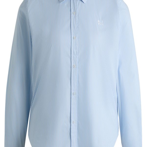 Hugo Boss Chemisier Regular en coton mélangé à rayures