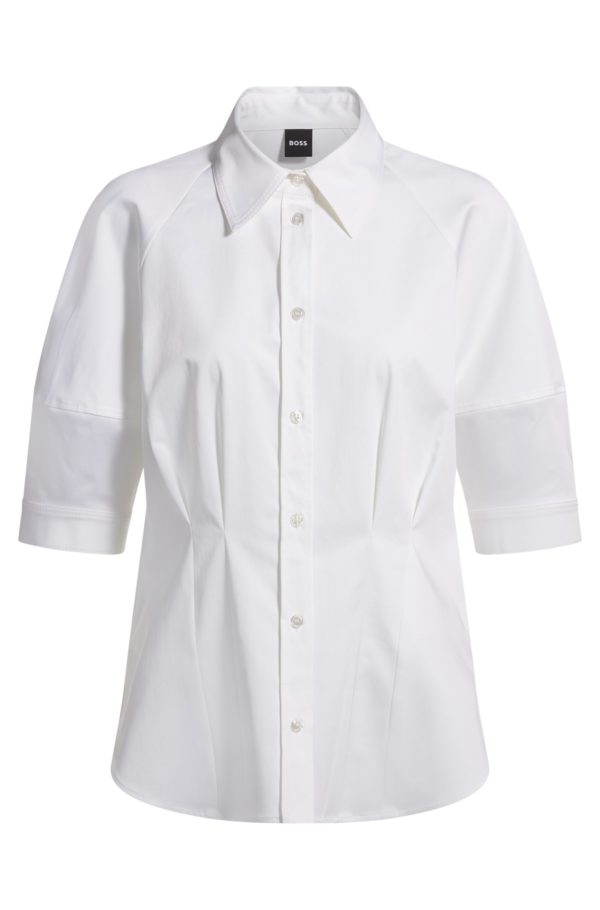 Hugo Boss Chemisier ajusté en coton stretch