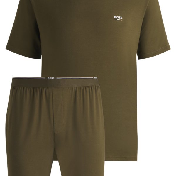 Hugo Boss Coffret cadeau pyjama en jersey stretch de bambou