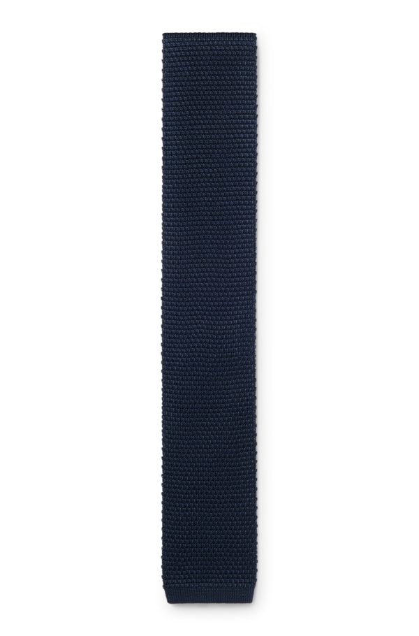 Hugo Boss Cravate en maille jacquard de soie