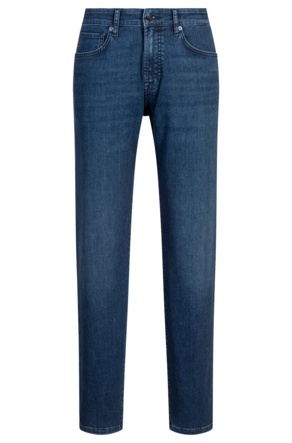 Hugo Boss Jean Regular Maine en denim bleu doux et confortable