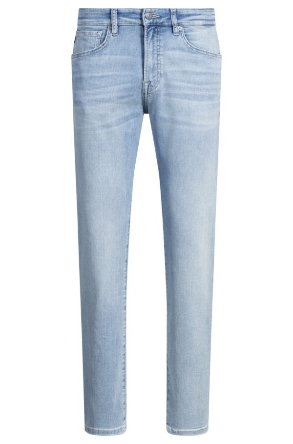 Hugo Boss Jean Regular Maine en denim bleu très stretch