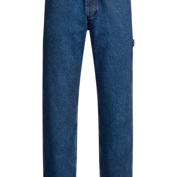 Hugo Boss Jean Regular en denim rigide bleu