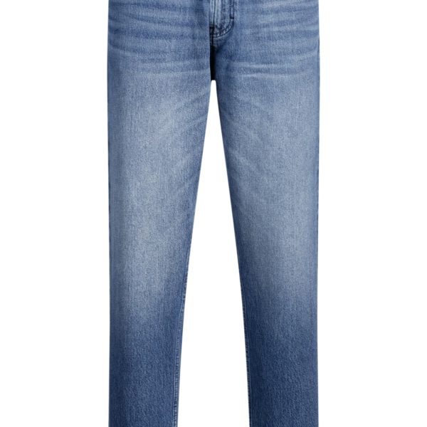 Hugo Boss Jean Relaxed Tapered en denim bleu délavé vintage