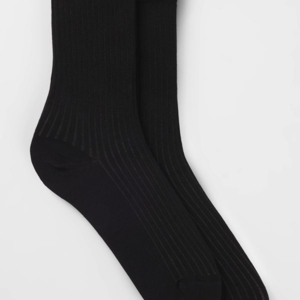 Lot de deux paires de chaussettes mi-mollet à la structure côtelée – Hugo Boss