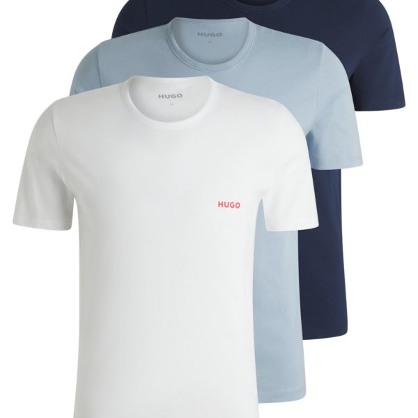 Lot de trois t-shirts en jersey de coton – Hugo Boss