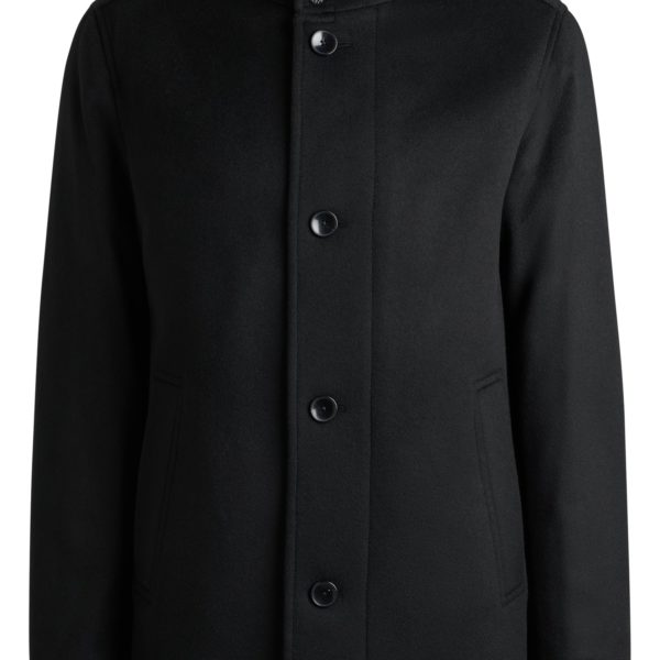 Manteau Relaxed court en laine vierge et cachemire – Hugo Boss