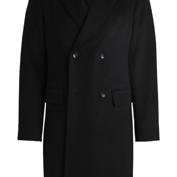 Manteau croisé en alpaga mélangé – Hugo Boss