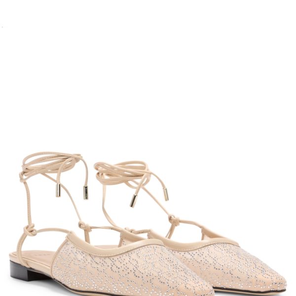 Mules en mesh ornées de strass – Hugo Boss