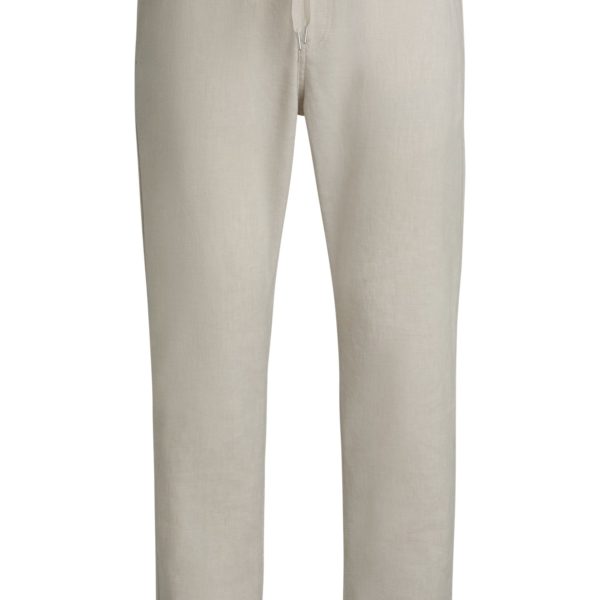 Hugo Boss Pantalon Regular en mélange de lin et de stretch confortable