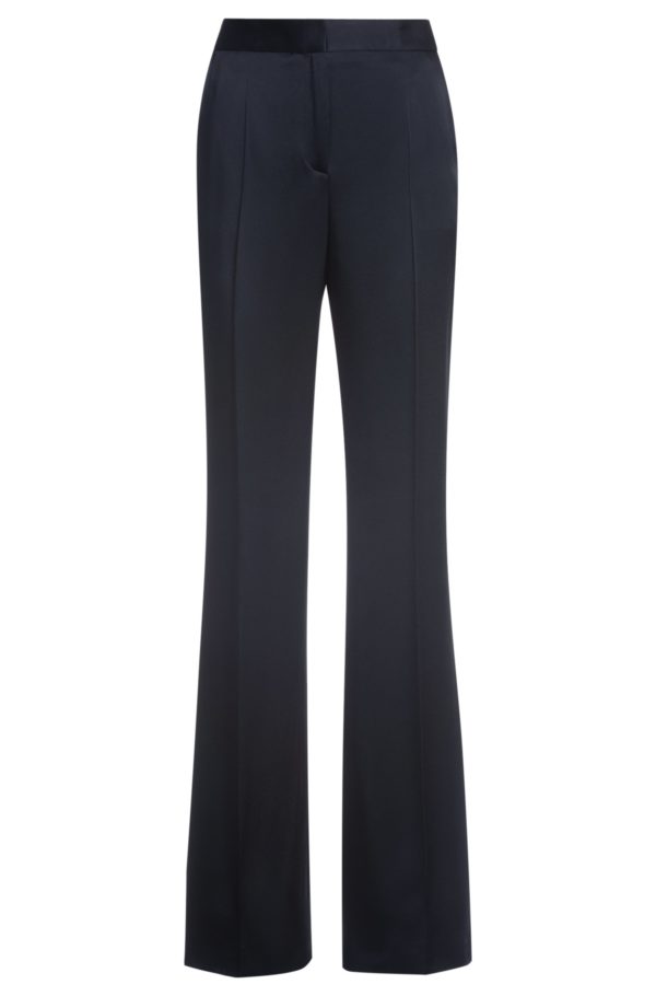 Hugo Boss Pantalon Slim en twill brillant