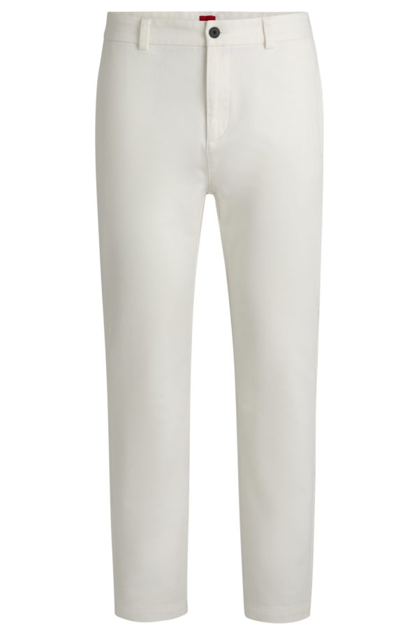 Hugo Boss Pantalon Slim en twill de coton