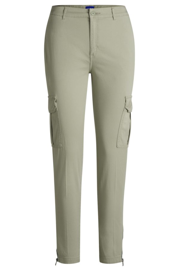 Hugo Boss Pantalon cargo Slim en coton stretch