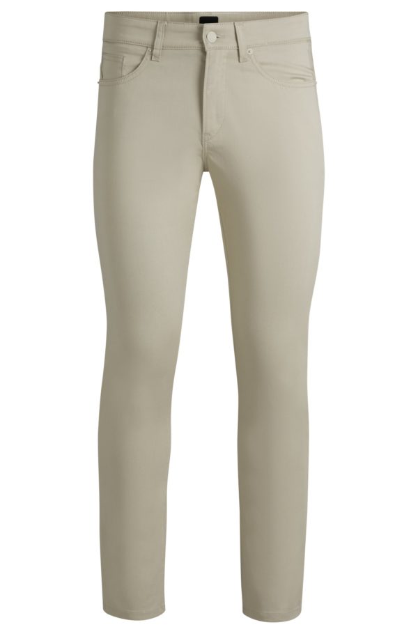 Hugo Boss Pantalon slim Delaware en satin stretch