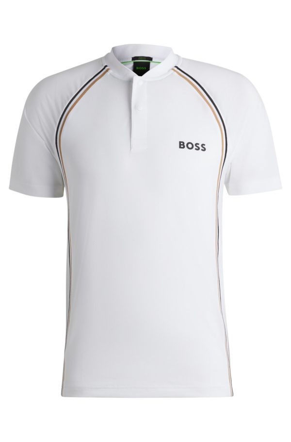 Hugo Boss Polo Slim Actif en mesh très stretch