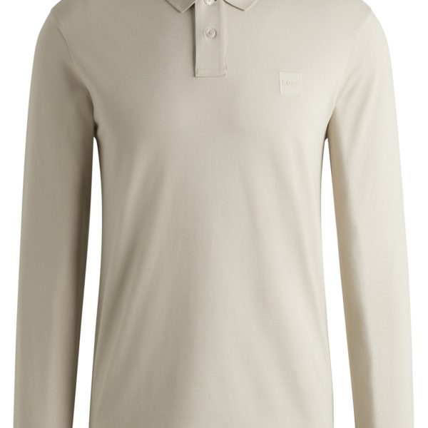 Hugo Boss Polo Slim en coton stretch à patch logoté