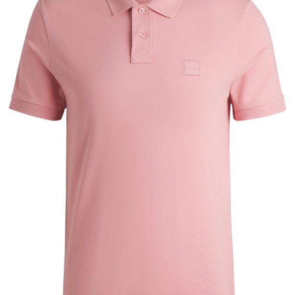 Hugo Boss Polo Slim en coton stretch à patch logoté