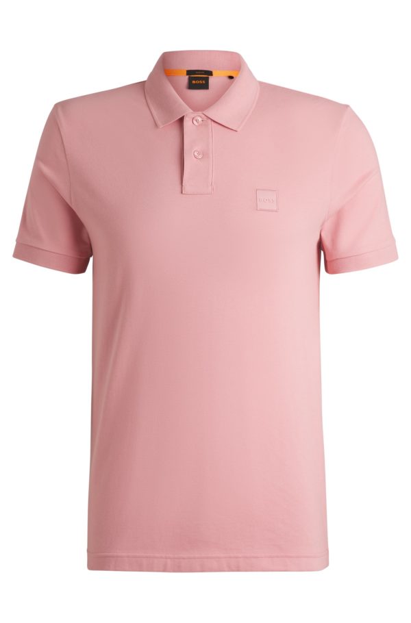 Hugo Boss Polo Slim en coton stretch à patch logoté