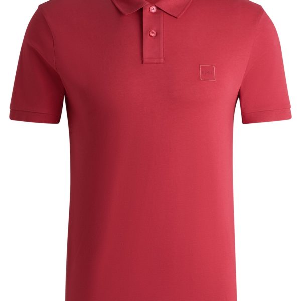 Hugo Boss Polo Slim en coton stretch à patch logoté