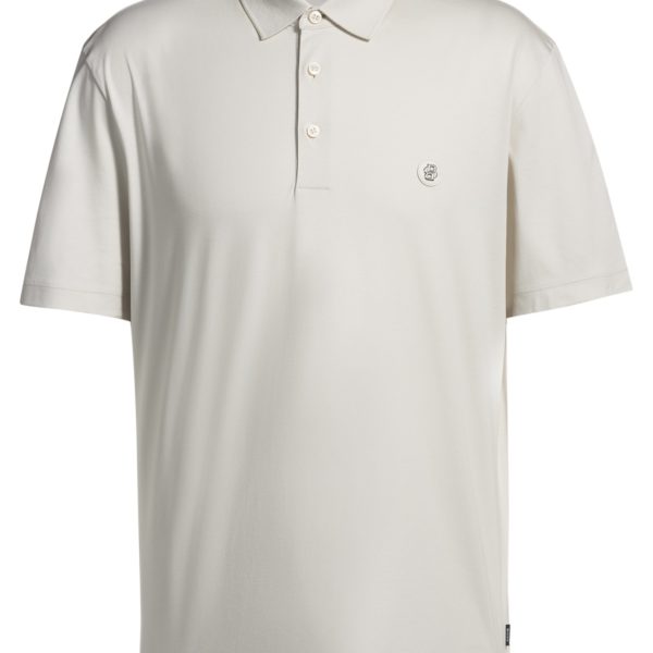Hugo Boss Polo en coton mercerisé à double monogramme