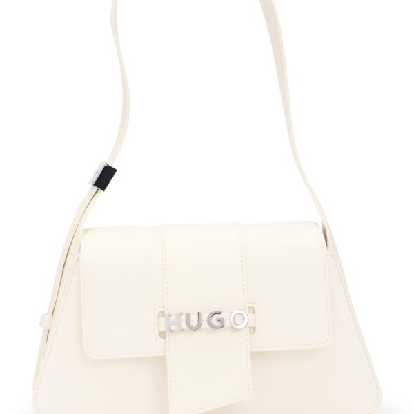 Hugo Boss Sac à bandoulière en similicuir avec garniture logotée