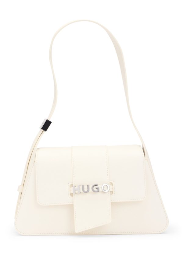 Hugo Boss Sac à bandoulière en similicuir avec garniture logotée