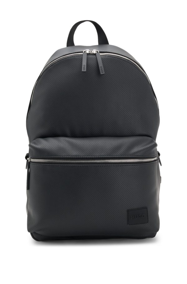 Hugo Boss Sac à dos en similicuir perforé