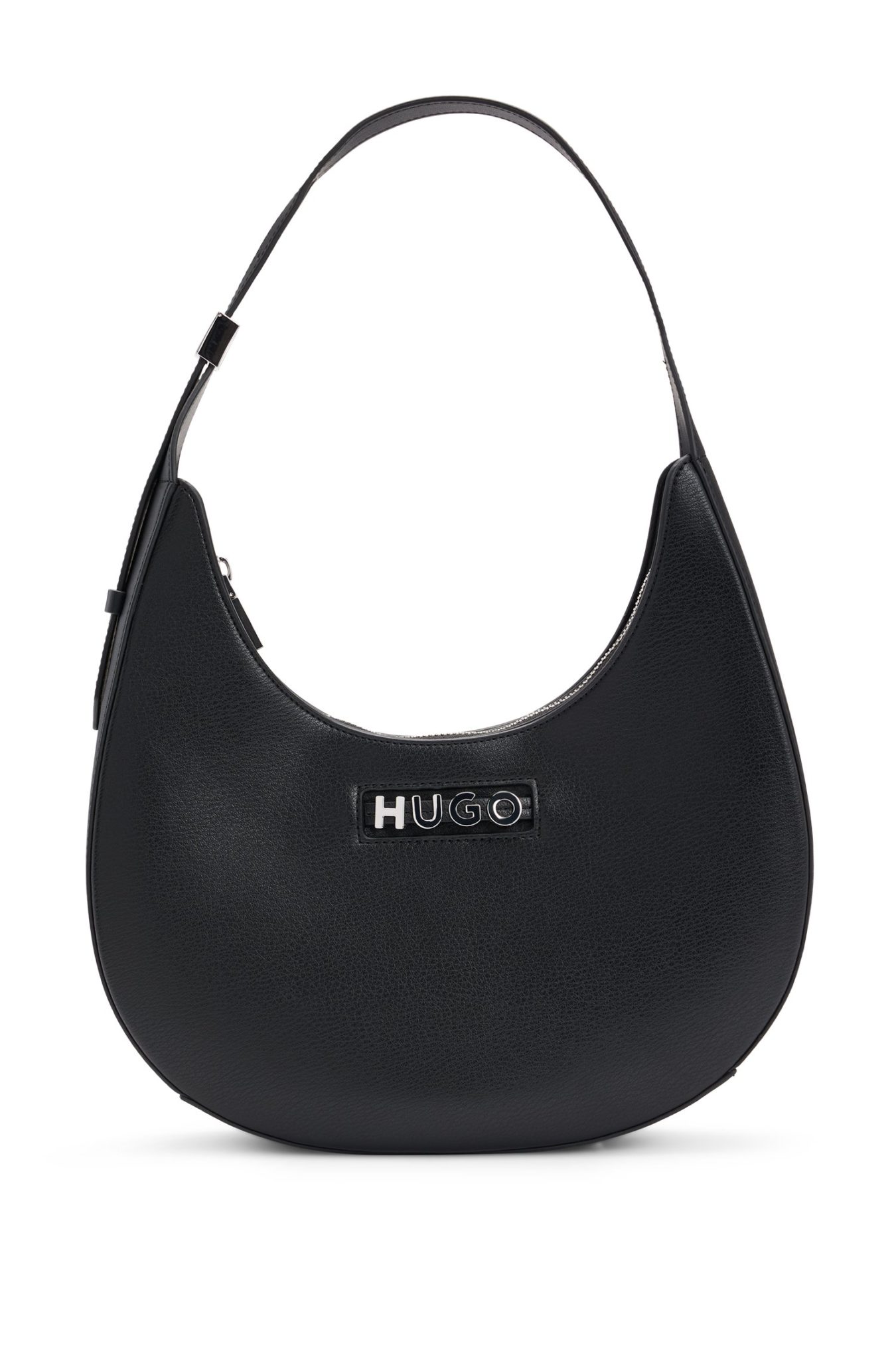 Hugo Boss Sac hobo en similicuir avec logo métallique