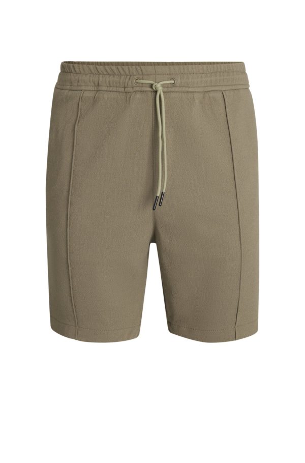 Hugo Boss Short Relaxed en tissu Oxford stretch