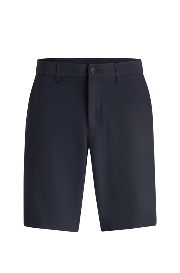 Hugo Boss Short Slim en tissu stretch déperlant