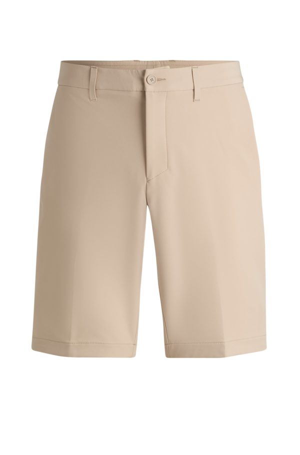 Hugo Boss Short Slim en tissu stretch déperlant